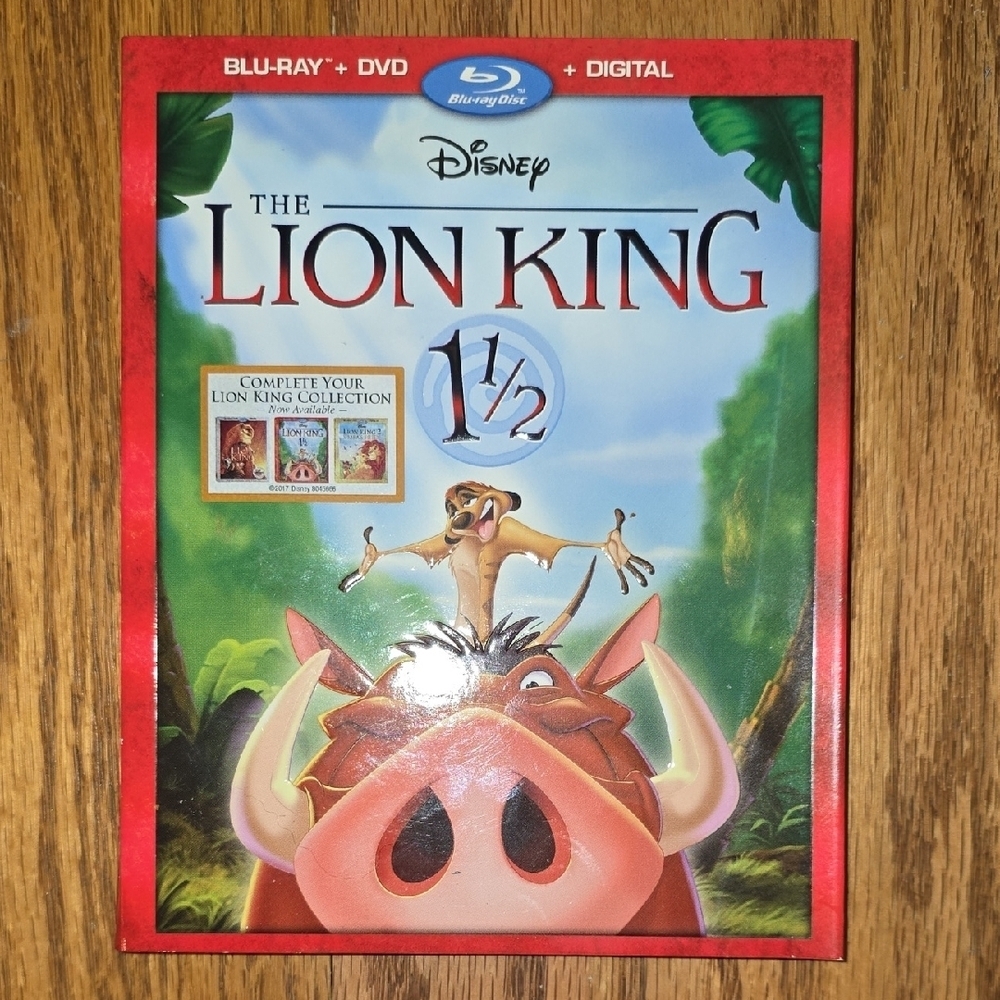 Disney The Lion King 1 1/2 Blu-ray DVD Combo New Sealed Never Opened LOT-R2